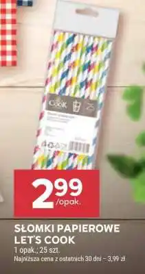 Stokrotka Market Słomki papierowe Let’s Cook oferta