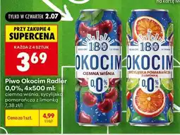 Biedronka Piwo Okocim Radler 0,0%, 4x500 ml oferta