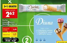 Biedronka Rurka śmietankowa Marletto, 100 ml oferta