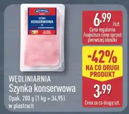 ALDI WĘDLINIARNIA Szynka konserwowa oferta