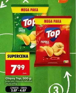 Biedronka Chipsy Top, 300 g oferta