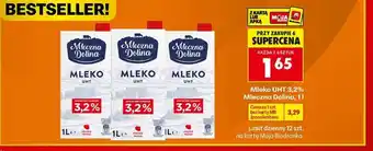 Biedronka Mleko UHT 3,2% Mleczna Dolina, 1l oferta