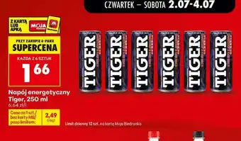 Biedronka Napój energetyczny Tiger 250 ml oferta