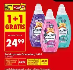Biedronka żel do prania Coccolino, 1,48 l oferta