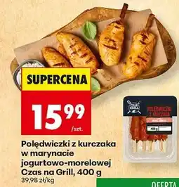 Biedronka Polędwiczki z kurczaka w marynacie jogurtowo morelowej Czas na Grill 400 g oferta