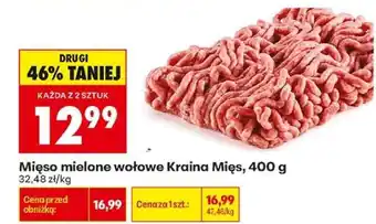 Biedronka Mięso mielone wołowe Kraina Mięs , 400 g oferta