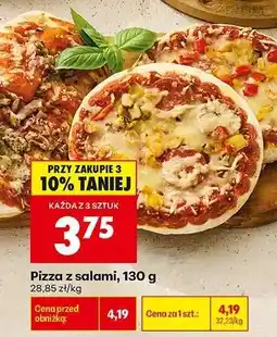 Biedronka Pizza z salami 130 g oferta
