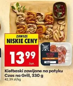 Biedronka Kiełbaski zawijane na patyku Czas na Grill 330 g oferta