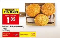 Biedronka bułka z żółtym serem , 70 g oferta