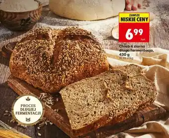 Biedronka Chleb 4 ziarna długa fermentacja, 430 g oferta