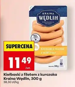 Biedronka Kiełbaski z filetem z kurczaka Kraina Wędlin, 300 g oferta
