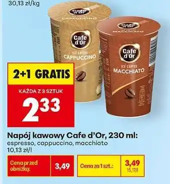 Biedronka Napój kawowy Cafe d'Or, 230 ml oferta