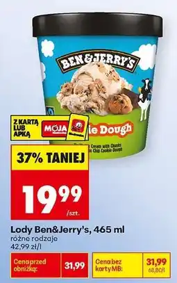 Biedronka Lody Ben&Jerry’s, 465 ml oferta