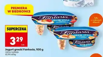 Biedronka Jogurt grecki Fantasia, 100 g oferta