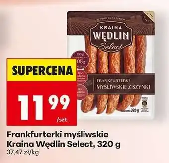 Biedronka Frankfurterki myśliwskie Kraina Wędlin Select, 320 g oferta