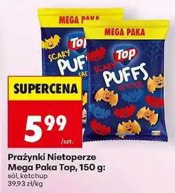 Biedronka Prażynki Nietoperze Mega Paka Top, 150 g oferta