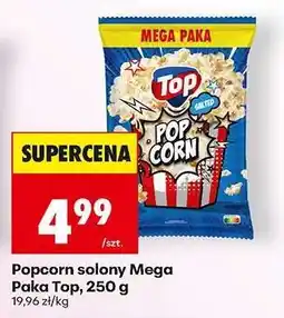 Biedronka Popcorn solony Mega Paka Top, 250 g oferta
