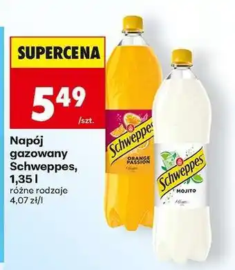 Biedronka Napój gazowany Schweppes, 1,35 l oferta