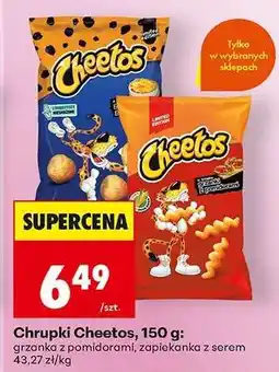 Biedronka Chrupki Cheetos, 150 g oferta