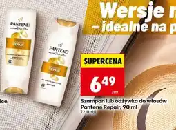 Biedronka Szampon lub odżywka do włosów Pantene Repair, 90 ml oferta