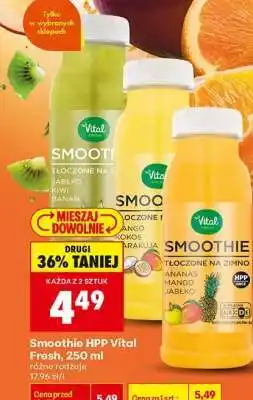 Biedronka Smoothie HPP Vital Fresh, 250 ml oferta