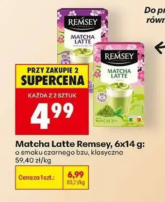 Biedronka Matcha Latte Remsey, 6x14 g oferta