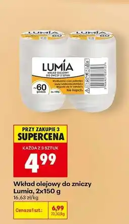 Biedronka Wkład olejowy do zniczy Lumia, 2x150 g oferta