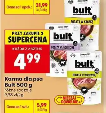 Biedronka Karma dla psa Bult, 500 g oferta