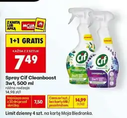Biedronka Spray Cif Cleanboost 3w1, 500 ml oferta