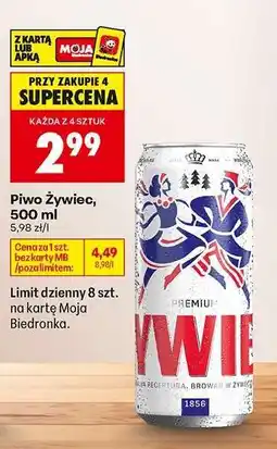 Biedronka piwo Żywiec 500 ml oferta