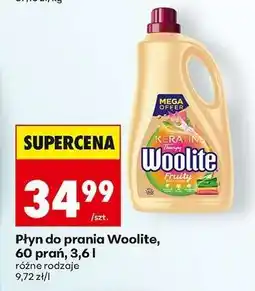 Biedronka Płyn do prania Woolite, 60 prań, 3,6 l oferta
