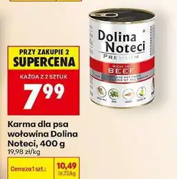 Biedronka Karma dla psa wołowina Dolina Noteci, 400 g oferta