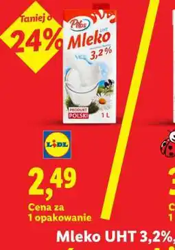 Lidl Mleko UHT 3,2% oferta
