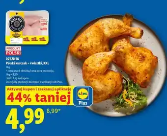 Lidl Polski kurczak - ćwiartki, XXL oferta