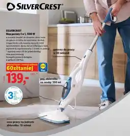 Lidl SilverCrest Mop parowy 2 w 1, 1500 W oferta