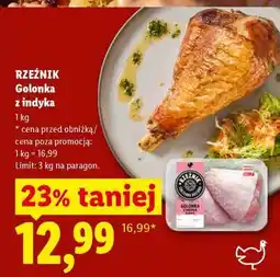 Lidl RZEŹNIK Golonka z indyka oferta