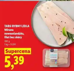 Lidl Miruna nowozelandzka, filet bez skóry oferta