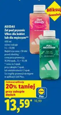 Lidl ADIDAS Żel pod prysznic Vibes oferta