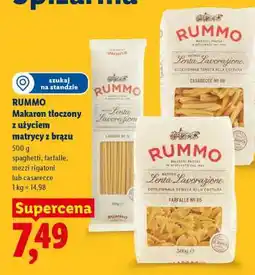 Lidl RUMMO Makaron oferta
