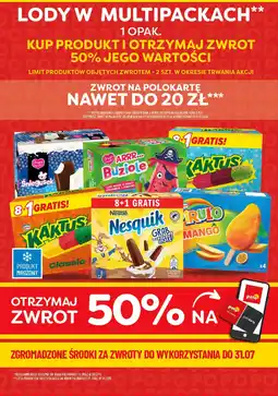 Polomarket Lody w multipackach oferta