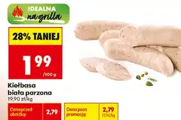 Biedronka Kiełbasa biała parzona oferta