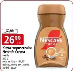 E.Leclerc Kawa rozpuszczalna Nescafe Crema oferta