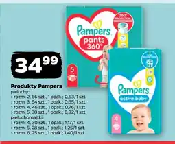 Netto Pieluchomajtki Pampers oferta