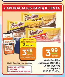 Społem Częstochowa Wafle Familijne Gofrowe oferta