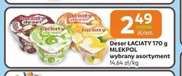 Społem Częstochowa Deser Łaciaty Mlekpol oferta