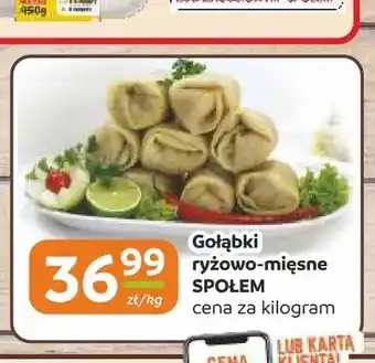 Społem Częstochowa Gołąbki ryżowo-mięsne Społem oferta