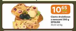 Społem Częstochowa Ciasto drożdżowe z owocami Społem oferta
