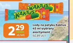 Społem Częstochowa Lody na patyku Kaktus oferta