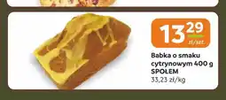 Społem Częstochowa Babka o smaku cytrynowym Społem oferta
