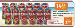 Społem Częstochowa Piwo bezalkoholowe Warka Radler 4-pak oferta
